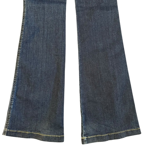 SPANX Blue Flare Jean Comfort Shaping Stretch Pull-on Midnight Shade Blue - Picture 9 of 15